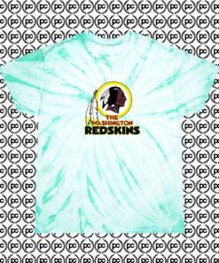 Black Washington Redskin Funny Cyclone Tie Dye T Shirt Mint