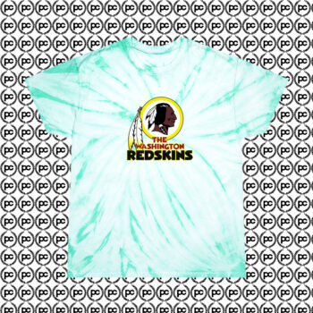 Black Washington Redskin Funny Cyclone Tie Dye T Shirt Mint