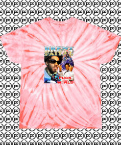 Brent Faiyaz Fck The World Cool 90s Rapper Cyclone Tie Dye T Shirt Coral