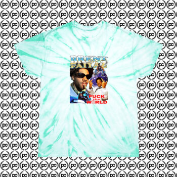 Brent Faiyaz Fck The World Cool 90s Rapper Cyclone Tie Dye T Shirt Mint