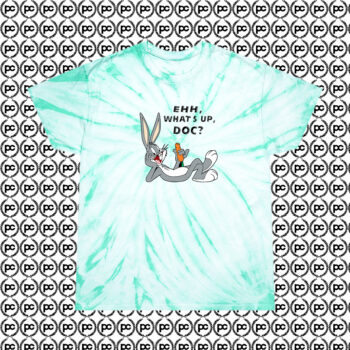 Bugs Bunny Ehh Whats Up Doc Cyclone Tie Dye T Shirt Mint