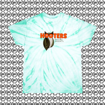 Cheap Hooters Siesta Key Cyclone Tie Dye T Shirt Mint