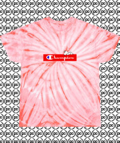 Cute Champion Peanuts Cyclone Tie Dye T Shirt Coral