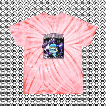 DJ Screw Vintage 90s Rap Cyclone Tie Dye T Shirt Coral