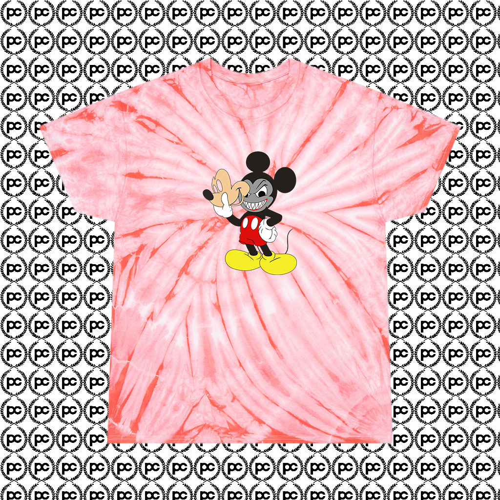 Evil Mickey Mouse Disney Swag Cyclone Tie Dye T Shirt Peanutsclothes