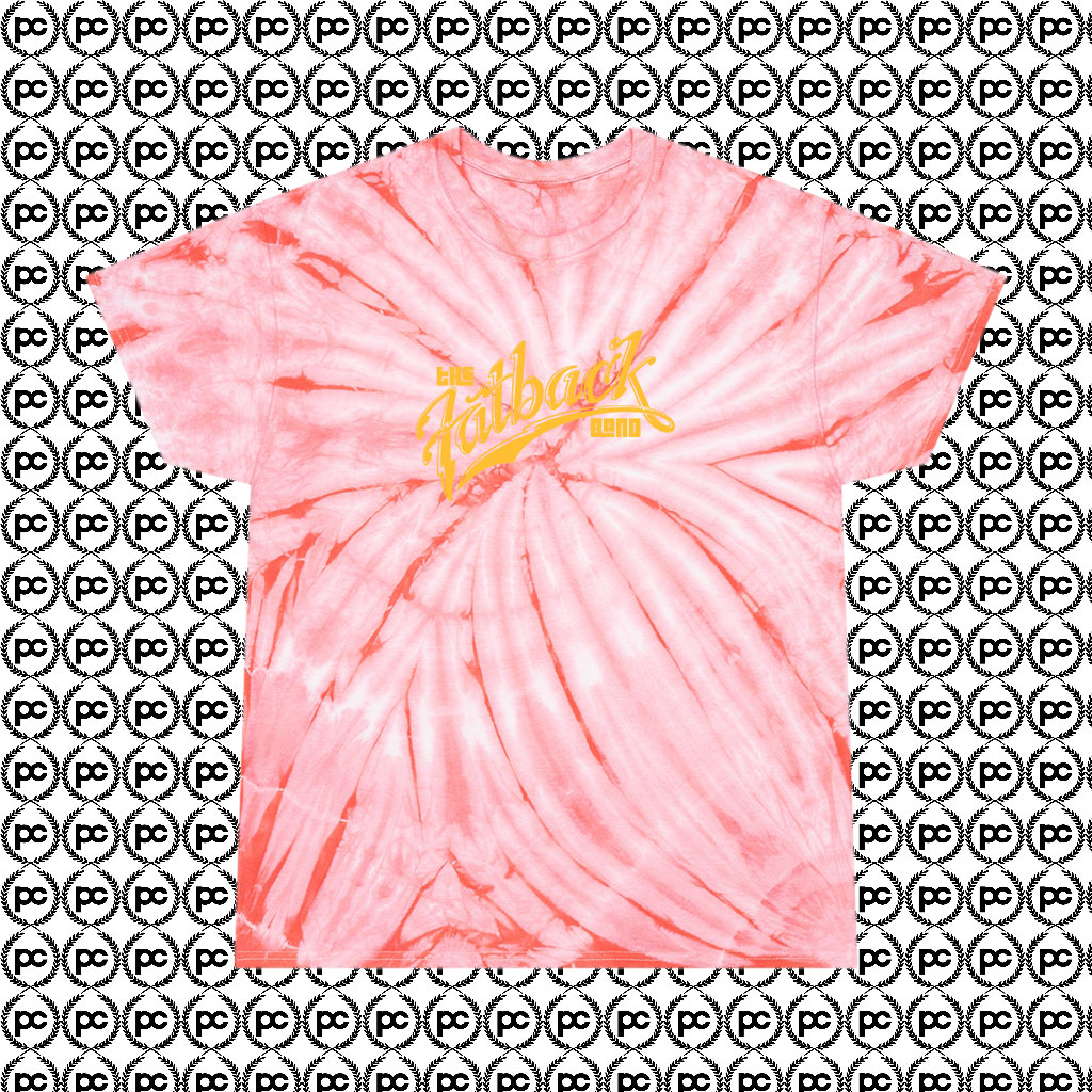 Fatback Band Vintage Cyclone Tie Dye T Shirt Coral