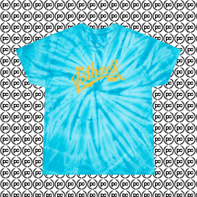 Fatback Band Vintage Cyclone Tie Dye T Shirt Turquoise