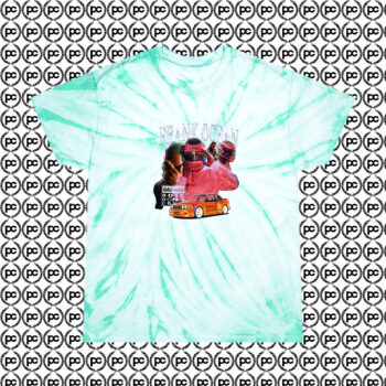 Frank Ocean Blonde Car Cool 90s Rapper Cyclone Tie Dye T Shirt Mint