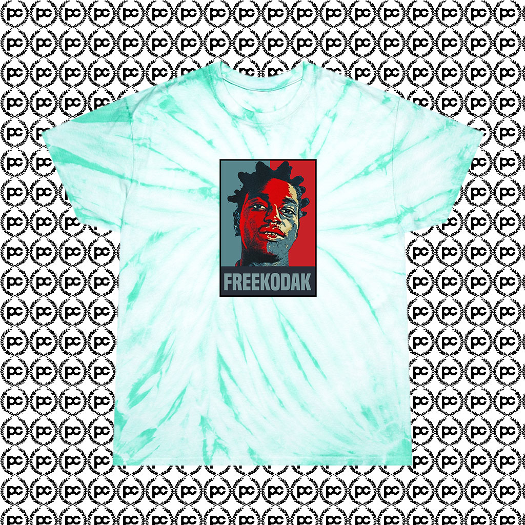 Free Kodak Black Poster Cyclone Tie Dye T Shirt Mint