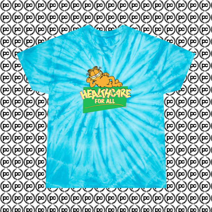 Garfield Healthcare For All Cyclone Tie Dye T Shirt Turquoise
