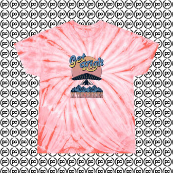 Get High The Rockies Cyclone Tie Dye T Shirt Coral