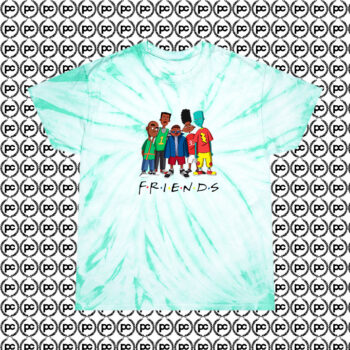 Hey Arnold We Are Back Friends TV Show Cyclone Tie Dye T Shirt Mint