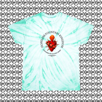 Hopeless Burning Heart Halsey Cyclone Tie Dye T Shirt Mint