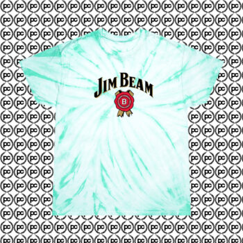 Jim Beam Symbol Cutes Cyclone Tie Dye T Shirt Mint