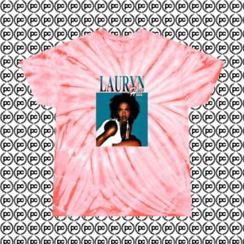 Lauryn Hill Fugees 1990s Cyclone Tie Dye T Shirt Coral