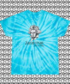 Ludwig Van Beethoven German Composer Cyclone Tie Dye T Shirt Turquoise