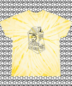 Milk Frank Ocean Cyclone Tie Dye T Shirt Pale Yellow