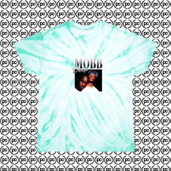 Mobb Deep Rapper Cyclone Tie Dye T Shirt Mint
