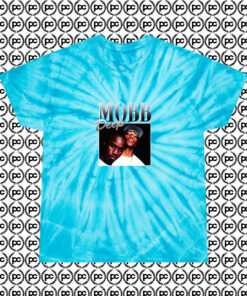 Mobb Deep Rapper Cyclone Tie Dye T Shirt Turquoise
