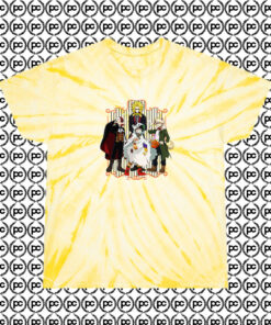 My Hero Academia Halloween Cyclone Tie Dye T Shirt Pale Yellow