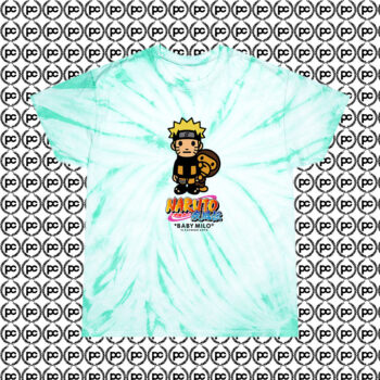 Naruto X Bape Cyclone Tie Dye T Shirt Mint
