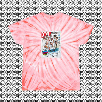 New Wave Rapper Cyclone Tie Dye T Shirt Coral