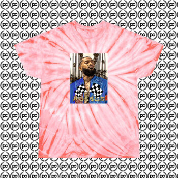 Nipsey Hussle Hip Hop Urban Cyclone Tie Dye T Shirt Coral