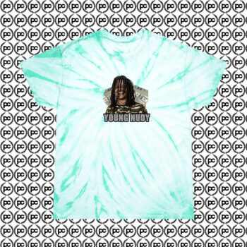 Rapper Young Nudy Dollar Cyclone Tie Dye T Shirt Mint