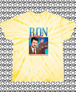 Ron Swanson Homage Whole Ass One Thing Cyclone Tie Dye T Shirt Pale Yellow