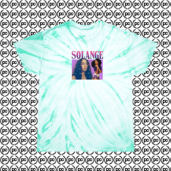 Solange Rapper Cyclone Tie Dye T Shirt Mint