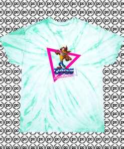 Special of Crash Bandicoot Playstation Gaming Cyclone Tie Dye T Shirt Mint