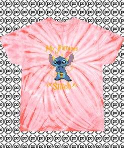 Stitch Lilo And Stitch x Harry Potter Cyclone Tie Dye T Shirt Coral