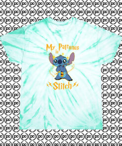 Stitch Lilo And Stitch x Harry Potter Cyclone Tie Dye T Shirt Mint