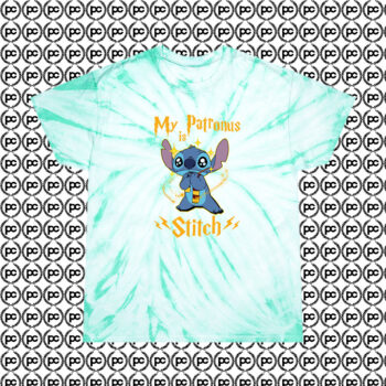 Stitch Lilo And Stitch x Harry Potter Cyclone Tie Dye T Shirt Mint