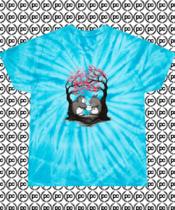 Studio Ghibli Totoro Cyclone Tie Dye T Shirt Turquoise
