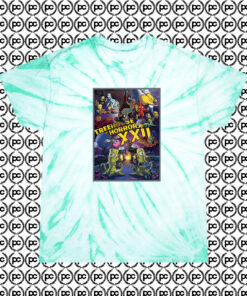 The Simpsons Treehouse of Horror Cyclone Tie Dye T Shirt Mint