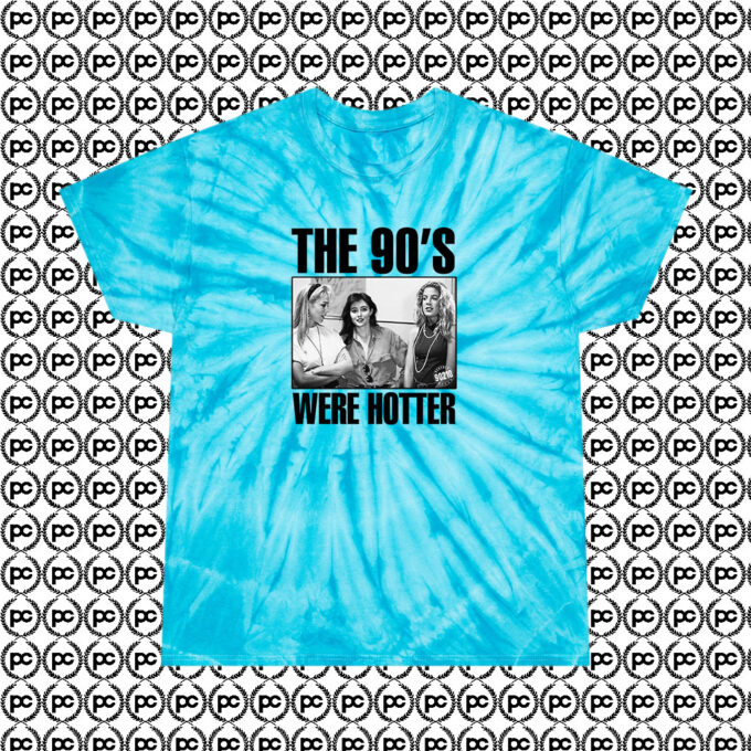 Torrid Beverly Hills 90210 The 90s Were Hotter Cyclone Tie Dye T Shirt Turquoise