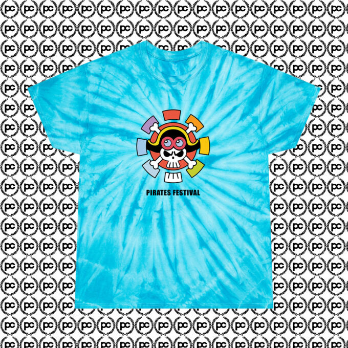 Uniqlo One Piece Stampede 2019 Cyclone Tie Dye T Shirt Turquoise