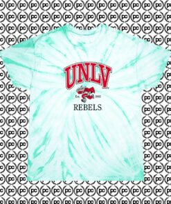 Unlv Running Rebels Sports College Cyclone Tie Dye T Shirt Mint
