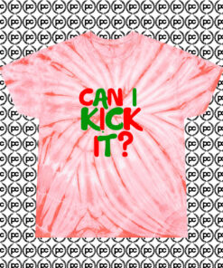 Vintage Can I Kick It Cyclone Tie Dye T Shirt Coral