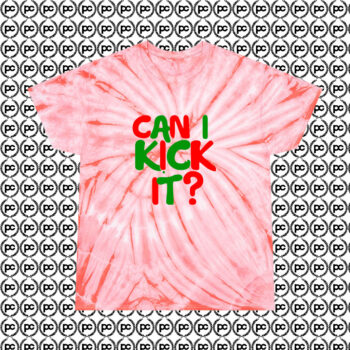 Vintage Can I Kick It Cyclone Tie Dye T Shirt Coral