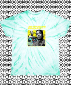 Vintage Hip Hop Asap Rocky Urban Cyclone Tie Dye T Shirt Mint