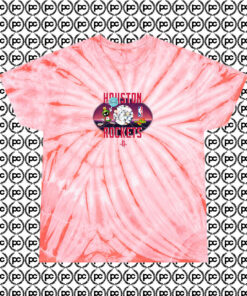 Vintage Huston Rockets X Space Jam Cyclone Tie Dye T Shirt Coral