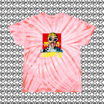 Vintage Invasion Of Privacy Cardi B Cyclone Tie Dye T Shirt Coral