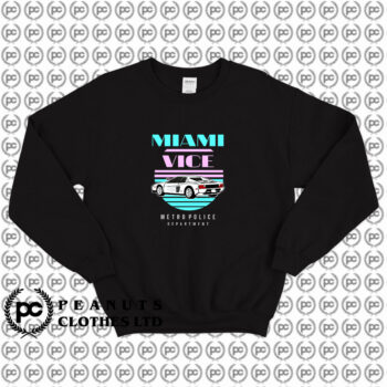 Vintage Miami Vice Car Sweatshirt