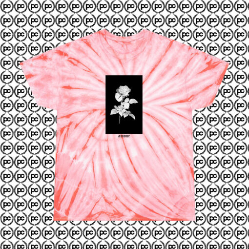 Vintage Rose Amour Selena Quintanilla Cyclone Tie Dye T Shirt Coral