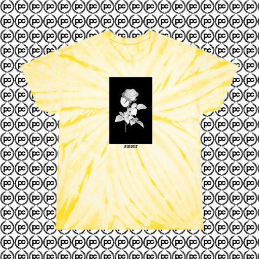 Vintage Rose Amour Selena Quintanilla Cyclone Tie Dye T Shirt Pale Yellow