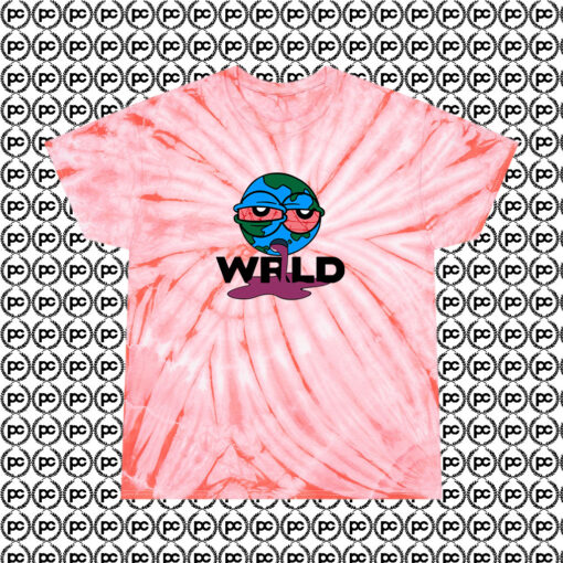 Vintage Sick Juice Wrld Cyclone Tie Dye T Shirt Coral