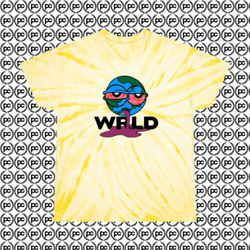 Vintage Sick Juice Wrld Cyclone Tie Dye T Shirt Pale Yellow