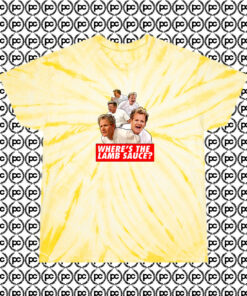 Wheres the Lamb Sauce Meme Fashionable Cyclone Tie Dye T Shirt Pale Yellow